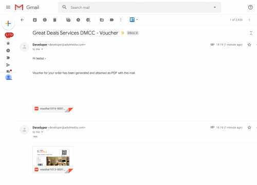 vr cust invoic received